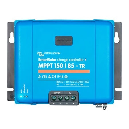 Inverters R Us Victron Energy SmartSolar Charge Controller, MPPT 150V/85-Tr Screw Connection VE.Can, Blue, Aluminum SCC115085411